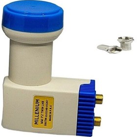 Resim Geylani 2 Li Çiftli Lnb Üniversal Twingle Lnb +2 Fkonnektör 