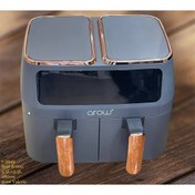 Resim GUNES ZUCCACIYE Arow Çift Bölmeli Airfryer 7 Litre (3.5L 3.5L) 