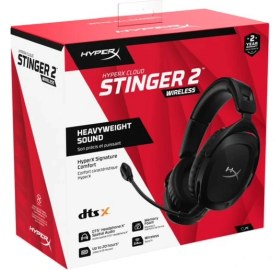 Resim HyperX Cloud Stinger 2 Siyah Kablosuz Oyuncu Kulaklığı 676A2AA 
