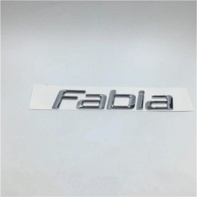 Resim Skoda Fabıa Arka Bagaj Yazısı 