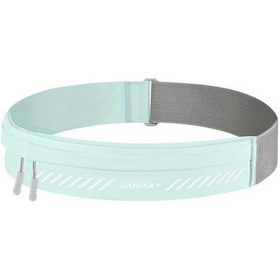 Resim Willowhaven Pembe Reflektörlü Koşu Bel Çantası 3 Fermuarlı Cep Su Şişesi Telefon Kart Pembe 