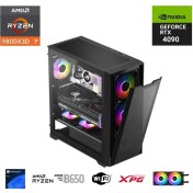 Resim Eternal Power Ryzen 7 9800X3D 32GB Ddr5 1tb M.2 Rtx 4090 B650 Wıfı 850W 240M 