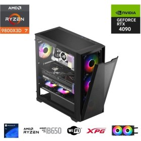 Resim Eternal Power Ryzen 7 9800X3D 32GB Ddr5 1tb M.2 Rtx 4090 B650 Wıfı 850W 240M 