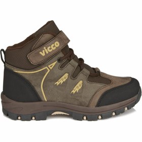 Resim Vicco Erkek Çocuk Kahve Filet Trekking Bot 