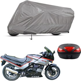 Resim KAWASAKİ GPZ 500 ÇANTALI MOTOSİKLET BRANDA SU GEÇİRMEZ TOPCASE UYUMLU MOTOR BRANDA 
