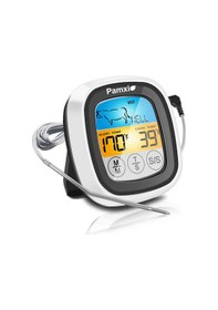 Resim Barbekü Izgara İçin Hassas Renkli Dijital Gıda Et Termometresi 