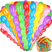 Resim 20 Adet Bükülmüş Spiral Lateks Balonlar - 101.6 cm Uzunluğunda Gökkuşağı Parti Süslemeleri 7 Farklı Renkte, Doğum Günleri, Düğünler, Paskalya, Şükran Günü, Anneler Günü ve Daha Fazlası İçin Dayanıklı Yeniden Kullanılabilir Lateks, Şükran Günü İçin Mükemmel 