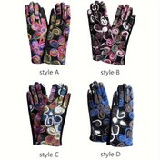 Resim Kadınlar İçin Kışlık Sıcak Eldivenler, Dokunmatik Ekran Uyumlu, İşlemeli Sırt, Polyester Örgü, Bisiklet ve Açık Hava Aktiviteleri İçin İdeal, Mükemmel Noel Hediyesi, Sadece Elde Yıkama 