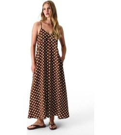 Resim Penti Polka Dot Elbise Çok Renkli 