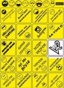 Resim Sevenkardeşler A4 Sticker 017 Tek Paket Çoklu Sticker 