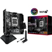 Resim Asus Rog Strıx X870-I Gamıng Wıfı, 2xddr5, 2xm.2, Hdmı, Dp, Type-C, Wi-Fi 7, Bluetooth V5.4, Mini Itx, Amd Ryzen 9000-8000 ve 7000 Serisi, Am5 Soket Anakart 