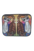 Resim Hype Store Miapet Elekli Desenli Kedi Tuvalet Önü Paspası 60 x 45 cm Kahve 