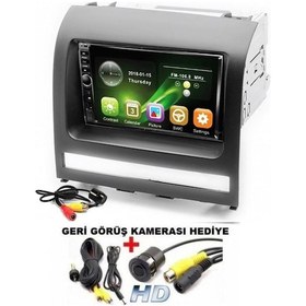 Resim Fiat Albea Uyumlu 7İnç Tuşlu Dokunmatik Multimedıa Double Dın 