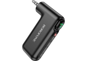 Resim Bluetooth 5.0 3.5mm Aux Araç Ses Aktarım Kiti Adaptör Bluetooth Çenanirici Araba Hoparlör Kulaklık Için Taşınabilir Kablosuz Ses Araç Kitleri Adaptörü BC35 