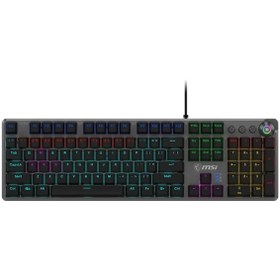 Resim MSI Forge GK310 Red Switch RGB Kablolu Mekanik Oyuncu Klavye 