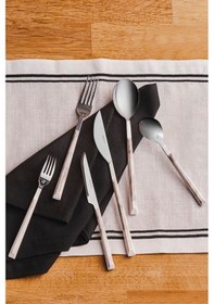 Resim Karaca Leda Beyaz 6 Kişilik 36 Parça Çatal Kaşık Bıçak Takımı 