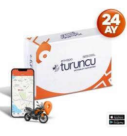 Resim MotoStart Turuncu Motosiklet Takip 24 Ay + Buzzer Alarm Siren 