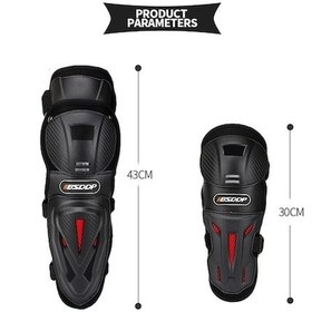 Resim Diğer Ve Siyah Set Parça Motosiklet Hallow Dizlik Dirseklik Autotop 4 Eh Siyah 