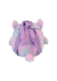 Resim Glanart Çocuklar İçin Sevimli Peluş Sırt Çantası 25 Cm 3-6 Yaş Mor 