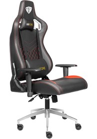 Resim | Store Gaming Koltuk | Hybrid - B Siyah Kırmızı Çizgili Oyuncu Koltuğu 