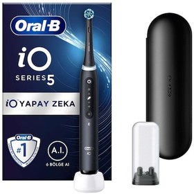 Resim Oral-B iO 5 Şarjlı Diş Fırçası Mat Siyah 