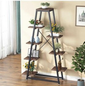 Resim Zizuva Tasarım Raf Ve Saksılık Ceviz 