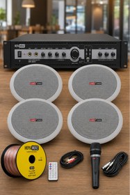 Resim Lastvoice Maxx Paket-1 Tavan Hoparlörü Ve 3 Bölgeli Anfi Ses Sistemi Paketi (FULL SET) 
