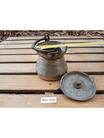 Resim Begüldan Eski Bakır Kapaklı Yoğurt Helkesi 1,5 Litre BEG_3482 