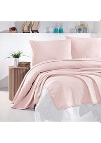 Resim Schafer Flower 4 Parça Pudra Çift Kişilik Pike Takımı 