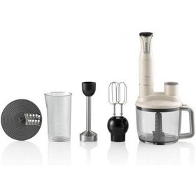 Resim AR1142 Blanco Multi 1500W 5 Fonksiyonlu Beyaz Blender Seti 