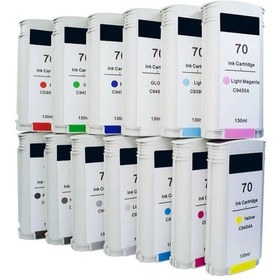 Resim Hp70 13 Renk Uyumlu Photoink Kartuş Z2100 Z3100 