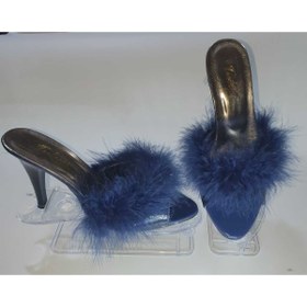 Resim Genel Markalar Elora Luxe - Topuklu Tüylü Kadın Terlik 