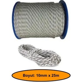 Resim 10 Mm Sentetik Iskota Halat, Dağcı İpi, Outdoor Kamping Piknik Salıncak Halatı, 25 Metre 