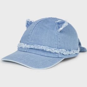Resim Mayoral kız çoocuk denim yazlık şapka 10417 - BEYAZ / 50 