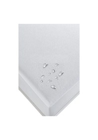 Resim Evony Fitted Alez 160x200+30 Cm Çift Kişilik Sıvı Geçirmez Micro Kumaş Beyaz 