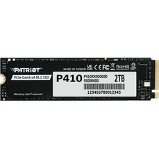 Resim Patriot P410 Pcıe Gen4 X4 (Nvme 1.4) M.2 2280 SSD R/5000 W/4500 [2tb] (P410P2TBM28H) 