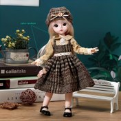 Resim Moda Bebek Seti, Anime Temalı, 30cm 1/12 BJD Bebek Uyumlu, Premium Prenses Bebek, Elbise, Şapka, Ayakkabı, PVC Malzeme, Doğum Günü, Noel, Yılbaşı için Mükemmel Hediye, 3-6 Yaş 