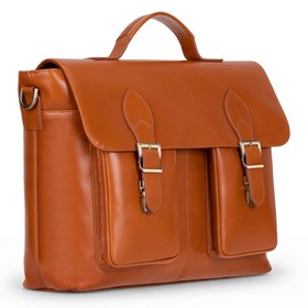 Resim Olympus Deri Evrak Çantası - 13"-14" / Taba 
