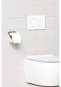 Resim Zabata Yapışkanlı Tuvalet Kağıtlığı Tutacağı Askısı Mat Siyah Metal Tuvalet Kağıtlık Minimal Tasarım Siyah 