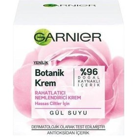 Resim Garnier Botanik Gül Suyu Özlü Hassas Ciltler için Nemlendirici Krem 50 ML 