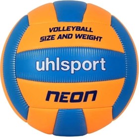 Resim uhlsport Neon Turuncu-mavi Voleybol Topu 
