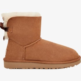 Resim Ugg Mini Bailey Bow Kadın Kahverengi Bot 1016501 Kahverengi 