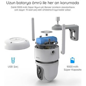 Resim V-BT1S VicoHome Solar Panelli Nesne Ve İnsan Algılama Özellikli 