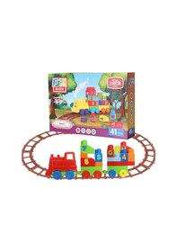 Resim Asya Oyuncak Lkayblox Tren Seti 41 Parça 2403 