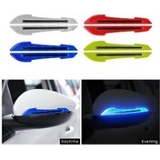 Resim Araba Ayna Çarpma Koruyucu Renkli Reflektif Şerit-68214 