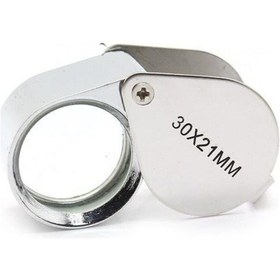 Resim Cep Tipi Işıklı Mini Büyüteç 30x Mg-55367 