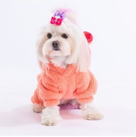 Resim Pawstar Somon Koala Küçük Irk Peluş Köpek Tulumu 