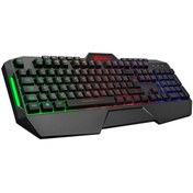 Resim GameBooster G59K Frontier Rainbow Aydınlatmalı Membrane Oyun Klavyesi 