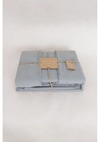 Resim Boho Sade Natural Yeşil % 100 Pamuk Nevresim Takımı Tek Kişilik 1 Yeşil 