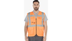 Resim Yıldırımlar Fermuarlı Ikaz Yelek 